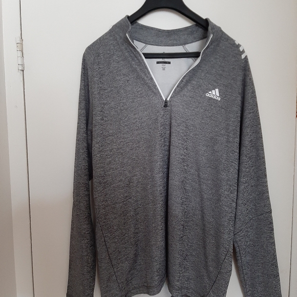 adidas Other - NWT XL adidas mens French Terry 1/4 zip